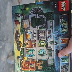 LEGO Hogwarts Castle Set with Green and Gray